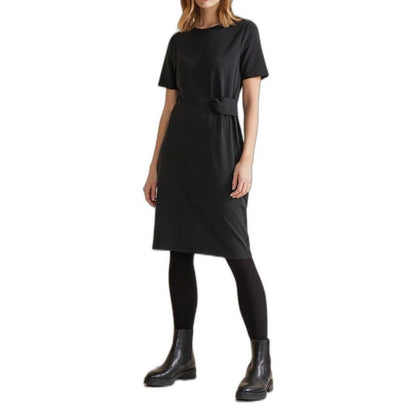 Black Cotton Midi