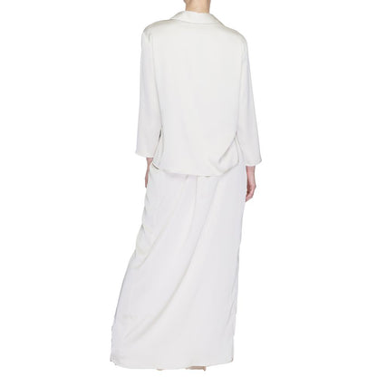 Beige Polyester Long